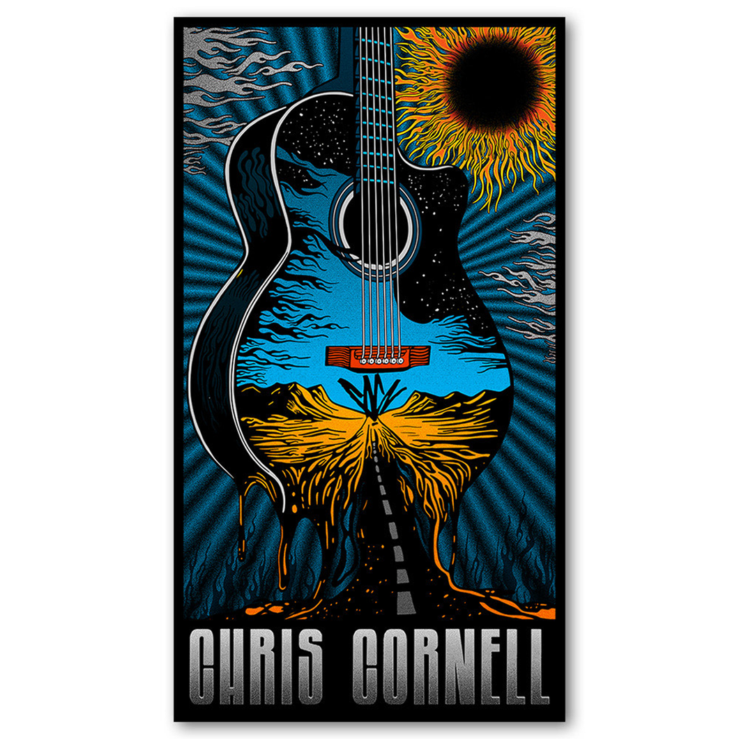 Chris Cornell Anniversary Poster