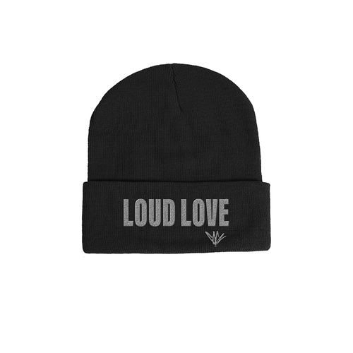 Loud Love Embroidered Beanie