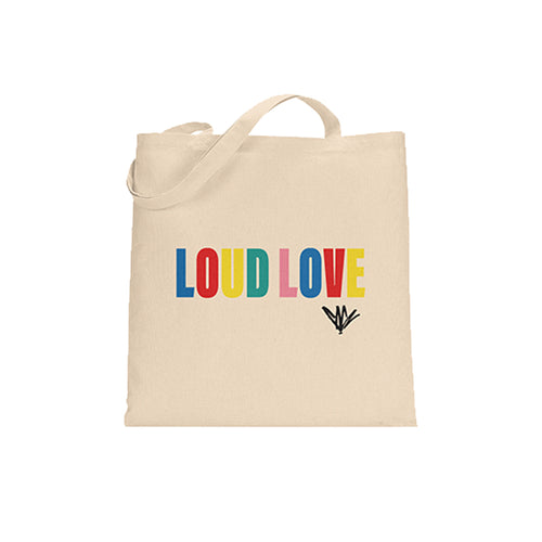 Colorful Loud Love Tote Bag